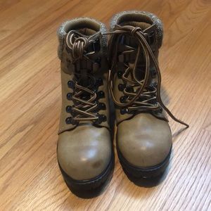 Tan boots